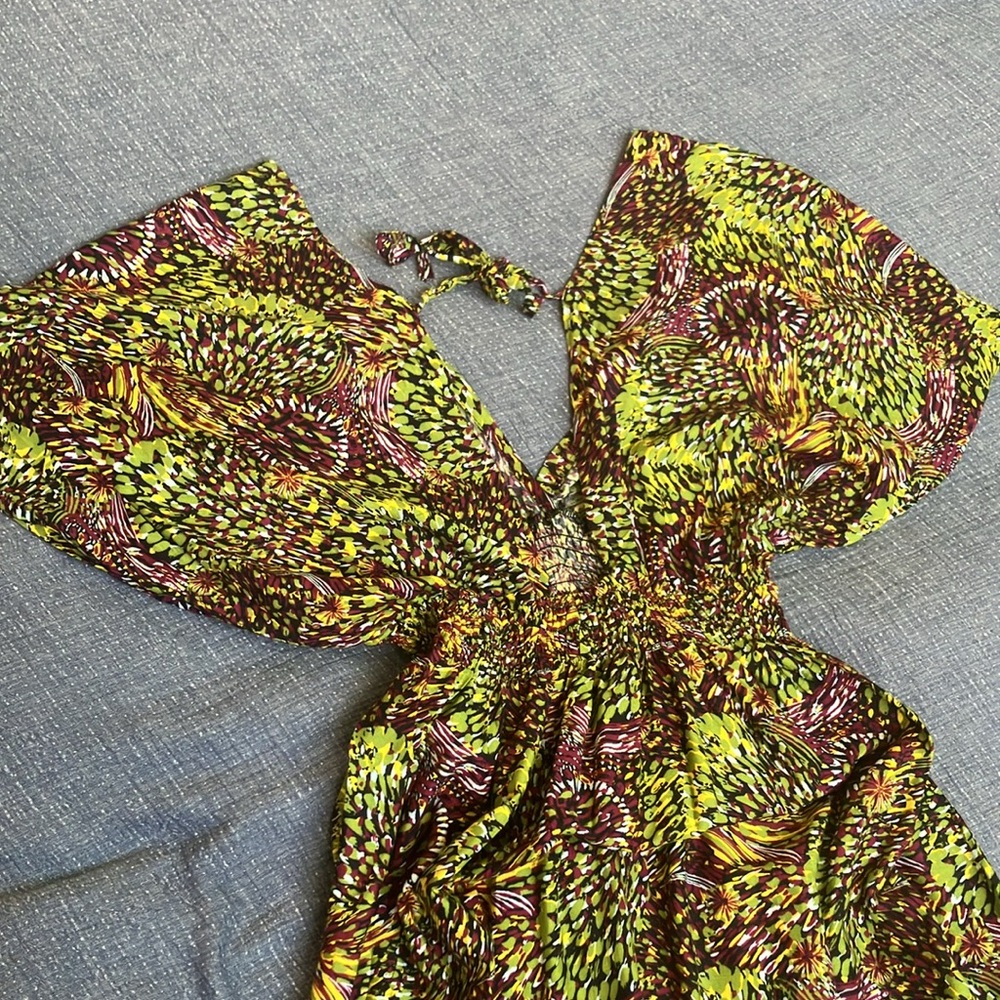 NWOT 100% silk flowy dress